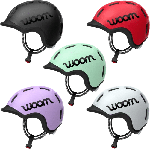 Woom Kinderhelme in der Radstation Sonthofen im Allgäu und Kleinwalsertal